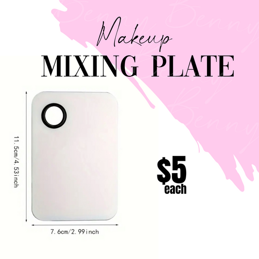 Makeup Mixing Plate
